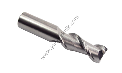 2 Ağızlı Uzun Parmak Freze HSS-E
