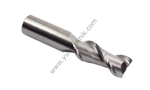 2 Ağızlı Uzun Parmak Freze HSS-E