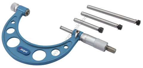 Değiştirilebilir Uçlu Mekanik Dış Çap Mikrometre