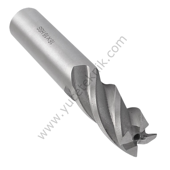 4 Ağızlı Parmak Freze HSS-E