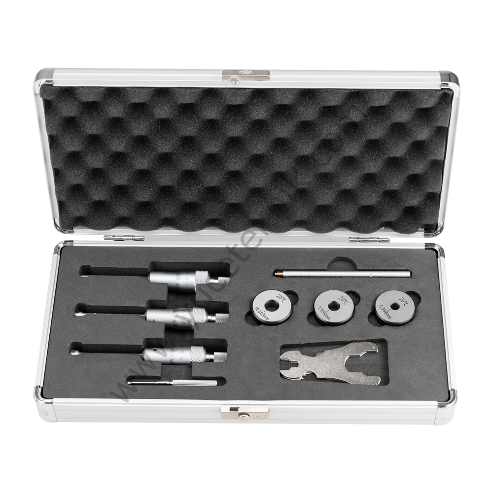 Mekanik 3 Ayaklı İç Çap Mikrometre Seti