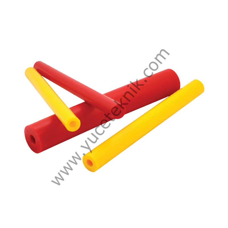 Poliüretan Yay (Vulkolon) Kırmızı Dolu