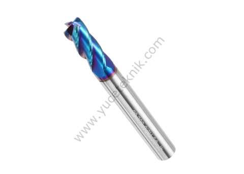 4 Ağızlı Ultraplus Karbür Parmak Freze Düz (65 HRC)