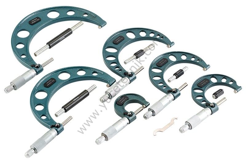 Mekanik Mikrometre Seti (6 Parçalı)