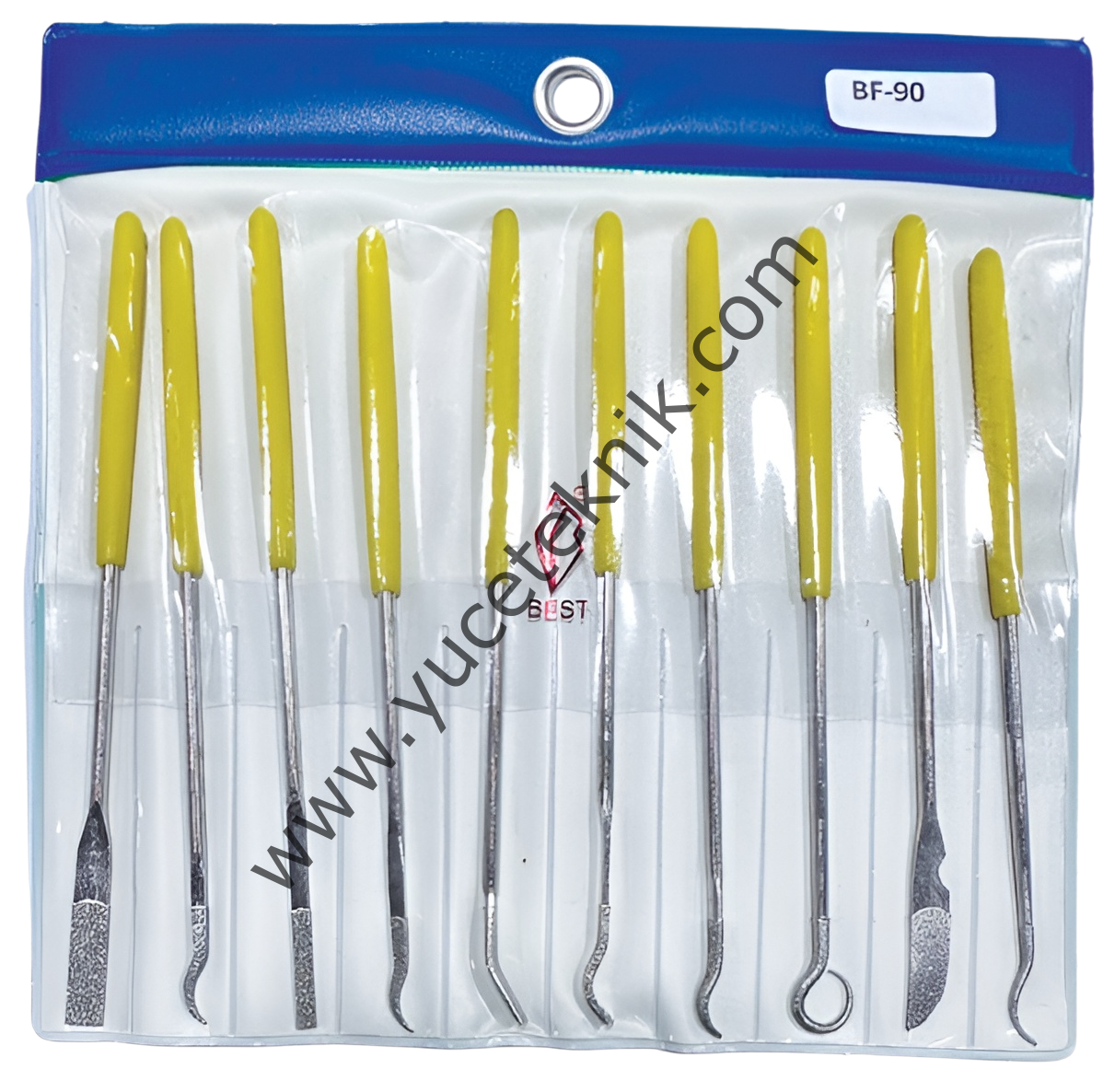 10’lu Kıvrık Elmas Eğe Seti