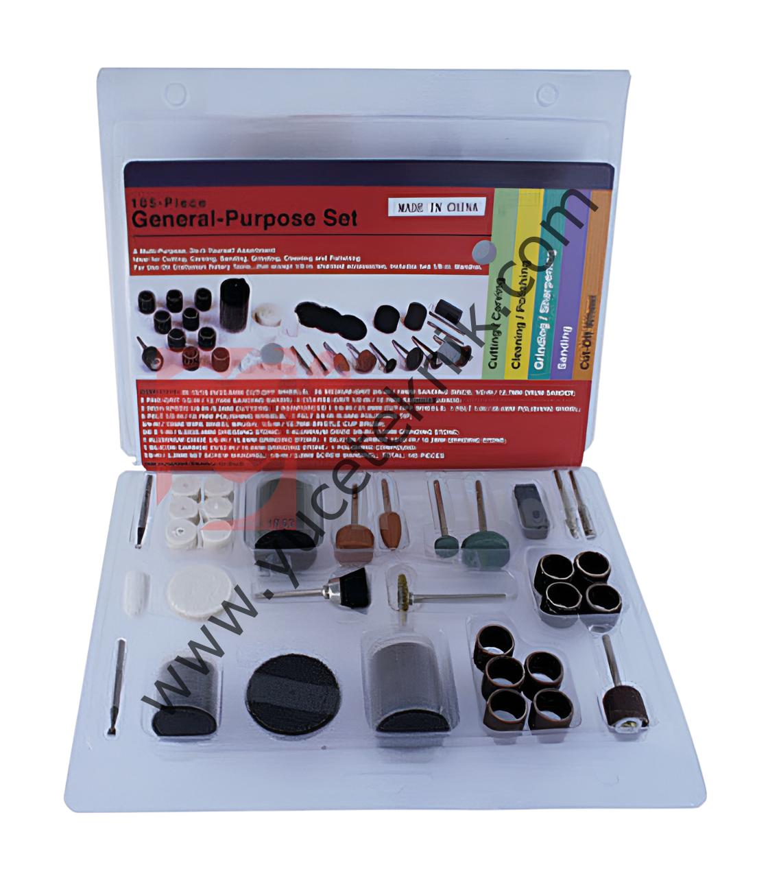 105 Parça Polisaj Seti Sap:3mm